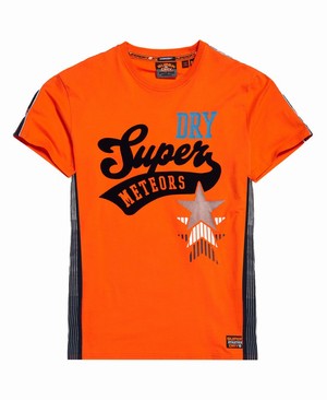 Superdry Podium Mid Weight Férfi Pólók Narancssárga | ZBXWC4310